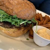 Black bean burger   at SEA - Floret in Seattle