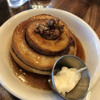 Vegan cinnamon roll at SEA - Floret in Seattle