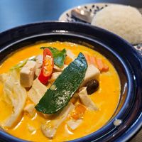 Red? Panang? Massaman? Curry (sorry, forgot which one) at Home Cafe Tha Tian in Bangkok