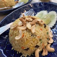 Pineapple fried rice   at Home Cafe Tha Tian in Bangkok