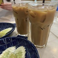 Soya milk coffee  at Home Cafe Tha Tian in Bangkok