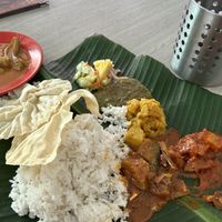 Vegan banana leaf  at Selvam in Malacca