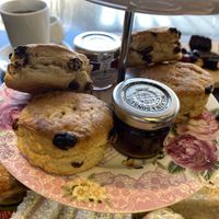 Scones (afternoon tea)  at Baskerville's Coffee House in Maidstone