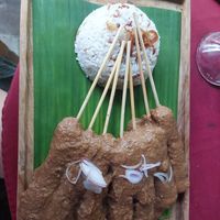 Tempeh Satay at Global Village Kafe in Lovina