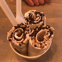 Vego bar, lotus spread and chocolate nibs, all vegan! at Delabuu Ice Cream in Berlin