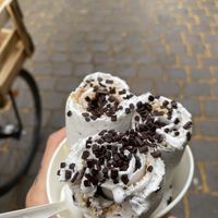 Peanutbutter, brezel, chocolate 😻 at Delabuu Ice Cream in Berlin
