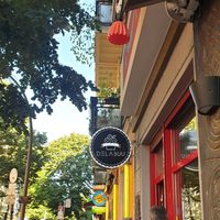 The shop from outside at Delabuu Ice Cream in Berlin