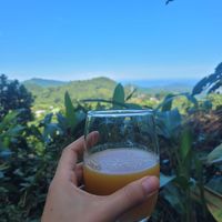 juice and views😍 at Casa Loma in Minca