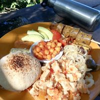 English breakfast at Casa Loma in Minca