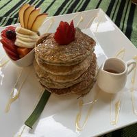 Vegan pancakes at Duni in Minca