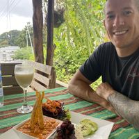 Vegan of the day plate at Duni in Minca