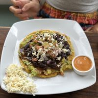 Mexican arepa (forgot to exclude cheese)  at Duni in Minca