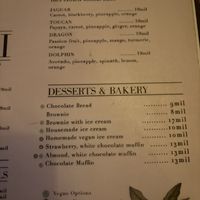 Desserts  at Duni in Minca