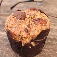 Chocolate muffin (yummy!) at Duni in Minca