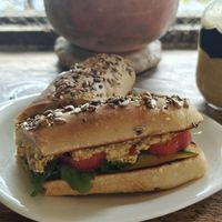 Vegan sandwich at Duni in Minca