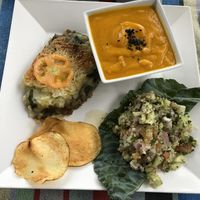 Menu of the day. This and a juice   at Duni in Minca