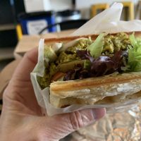 Messy but delish  at Iron Paffles & Coffee in Charlottesville