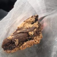 Chocolate and peanut butter brittle  at Iron Paffles & Coffee in Charlottesville