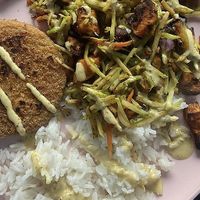 🌱 at Krishna Lunch in Barcelona