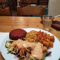 Main at Krishna Lunch in Barcelona