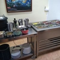 Self service at Krishna Lunch in Barcelona