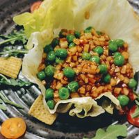 San choy bow at Olinda Tea House in Olinda