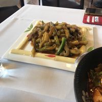 Eggplant Chilli Stirfry at Olinda Tea House in Olinda