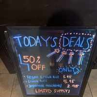 They always have offers. And vegan offers!  at Huntington Ramen & Sushi in Fullerton