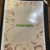 Vegan menu!!!  at Huntington Ramen & Sushi in Fullerton