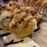 CA crunch roll  at Huntington Ramen & Sushi in Fullerton