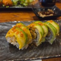 Crazy spicy sushi roll at Huntington Ramen & Sushi in Fullerton