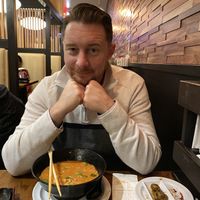 Great company😍 at Huntington Ramen & Sushi in Fullerton