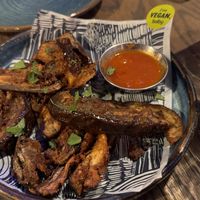 fried eggplant  at Zizzi - Suffolk St in Dublin