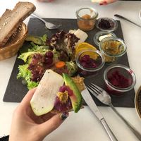 Big vegan breakfast, super yum! at In Guter Gesellschaft in Hamburg