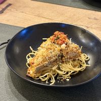 tofu parmigiana bake  at Chip and Kale in Pittsburgh