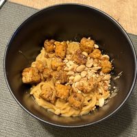 peanut noodles with tempeh   at Chip and Kale in Pittsburgh