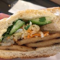 Tofu banh mi, no mayo at The Banh Mi Shop in White Plains