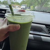 Malibu Smoothie (good, but a little icy)  at LF Juice in Lake Forest