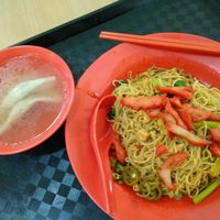 Wanton noodle at Vegetarian Vegetarian 素 in Central Singapore