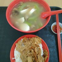 Bittergourd soup rice set at Vegetarian Vegetarian 素 in Central Singapore