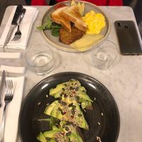 Avocdo sandwich at Barnum Cafe in Rome