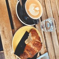 vegan croissant at Barnum Cafe in Rome