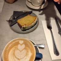 Vegan loaf (lemon cake) at Barnum Cafe in Rome