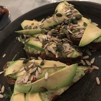 avocado toast at Barnum Cafe in Rome