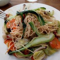 Fried noodles at Huong Khach in Da Nang