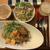 Set lunch at SaiShokuKenBi in Tokyo