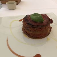 THE parmigiana di melanzane  at Pesto di Pistacchio in Trani