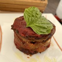 Eggplant parmigiana   at Pesto di Pistacchio in Trani