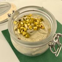 Pistacchio cheesecake   at Pesto di Pistacchio in Trani