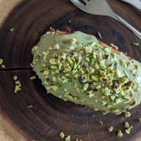 Crocchettone Pistachio (basically a glorified baked potato) at Pesto di Pistacchio in Trani